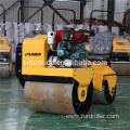 Double drum vibratory roller with 700kg weight